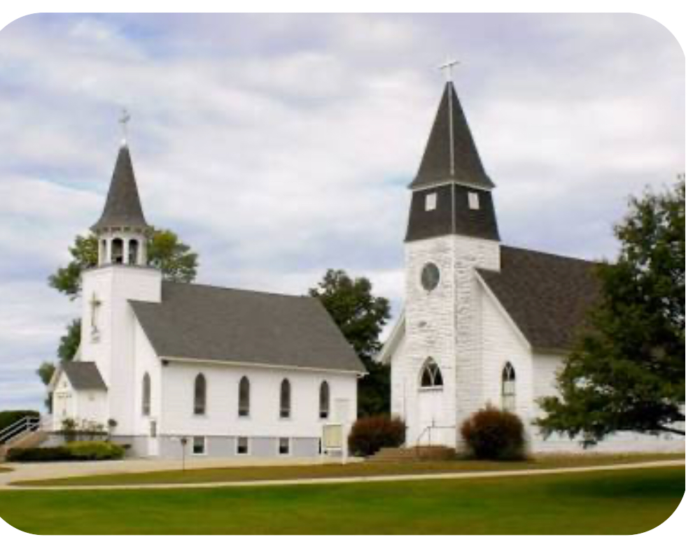 Two Churches side by side
